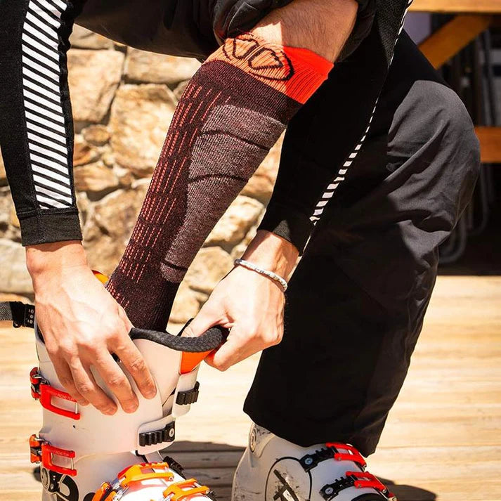 CALCETINES DE SKI UNISEX SKI CONFORT BLACK/ORANGE