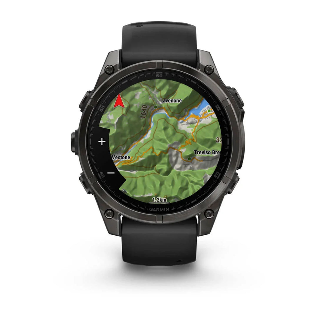 RELOJ FENIX 8 AMOLED SAPPHIRE CARBON GRAY