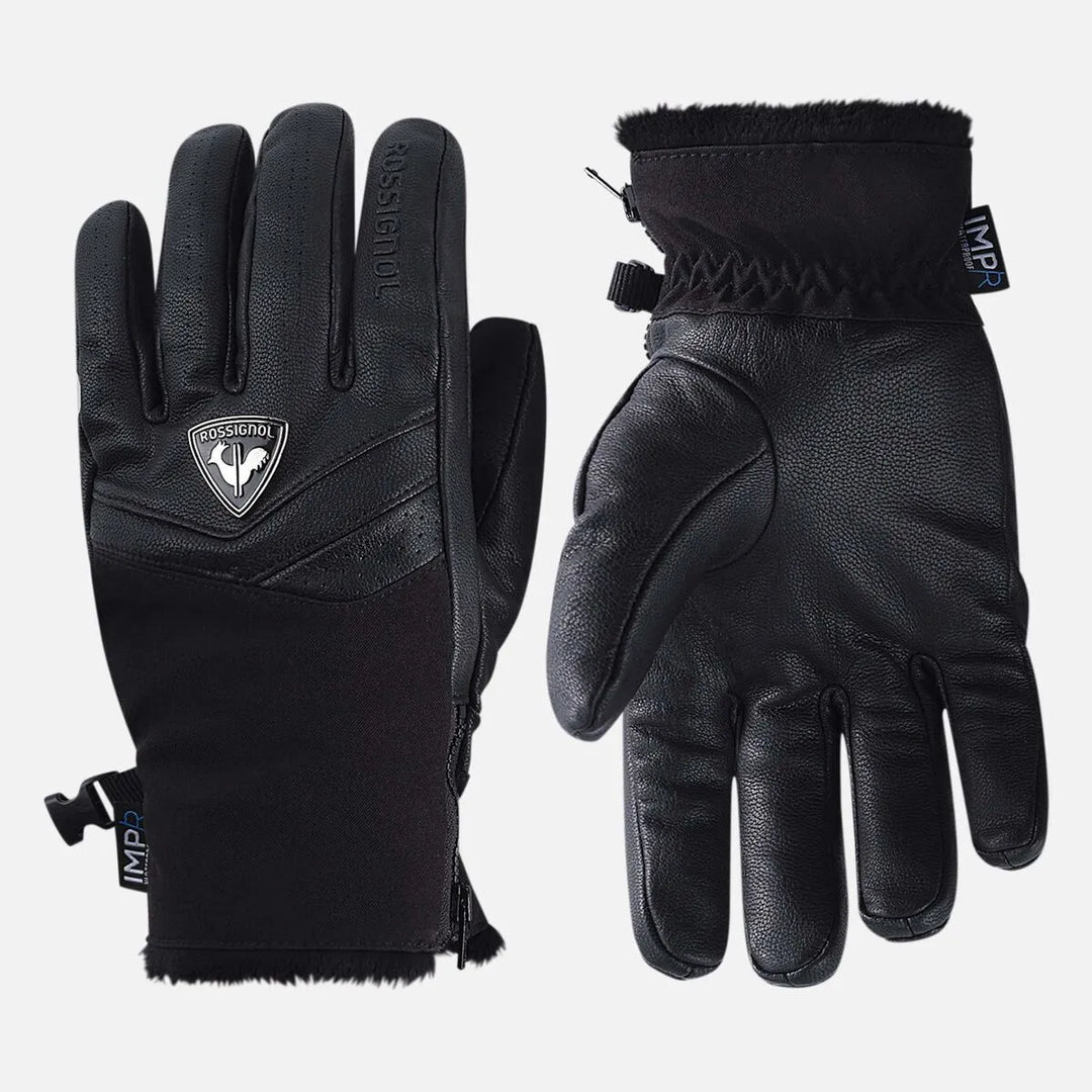 GUANTES DE CUERO PARA MUJER ROSSIGNOL  W ELITE LTH IMPR