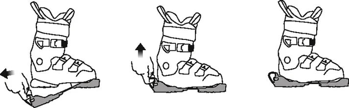 SKI BOOT TRACTION BLACK